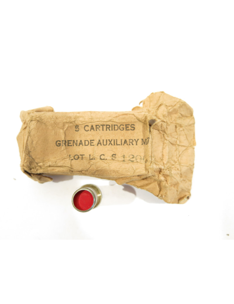 Boite vide cartouche grenade auxiliaire M7 Garand M1 