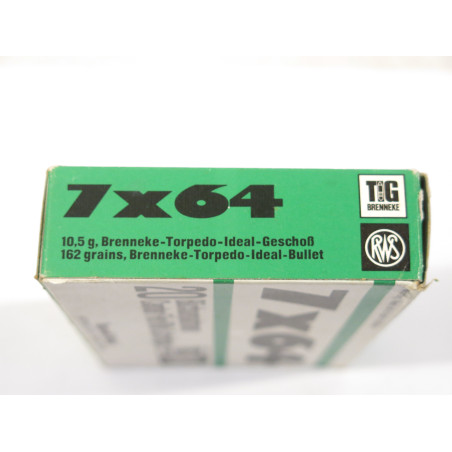 Boite de 20  cartouches 7 x 64 RWS 162 gr