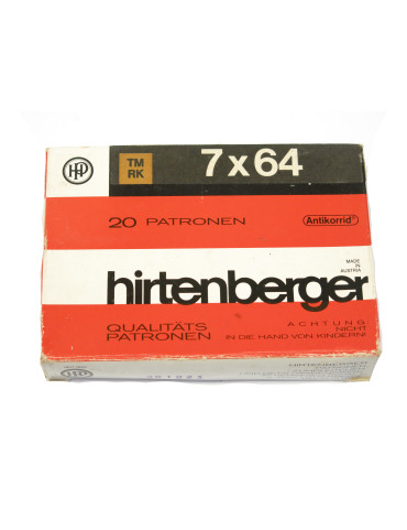 Boite de 20 cartouches 7 x 64 Hitenberger HP 173 grs