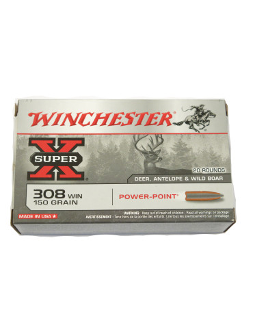 Boite de 20 cartouches 7.62 x 51- 308 Winchester 150 grs 