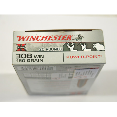 Boite de 20 cartouches Winchester 7.62 x 51- 308 150 grs