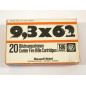 Boite de 20 cartouches  9.3 x 62  RWS  293 gr 
