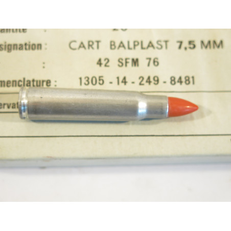 Boite pleine 7.5 Mas balle plast SFM rouge