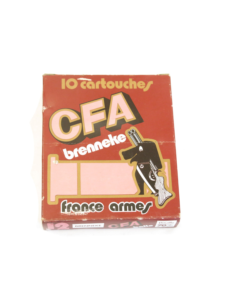 Boite de 10 cartouches calibre 12 /70 mm brenneke CFA