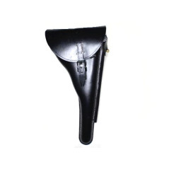 Etui cuir P08 Marine noir