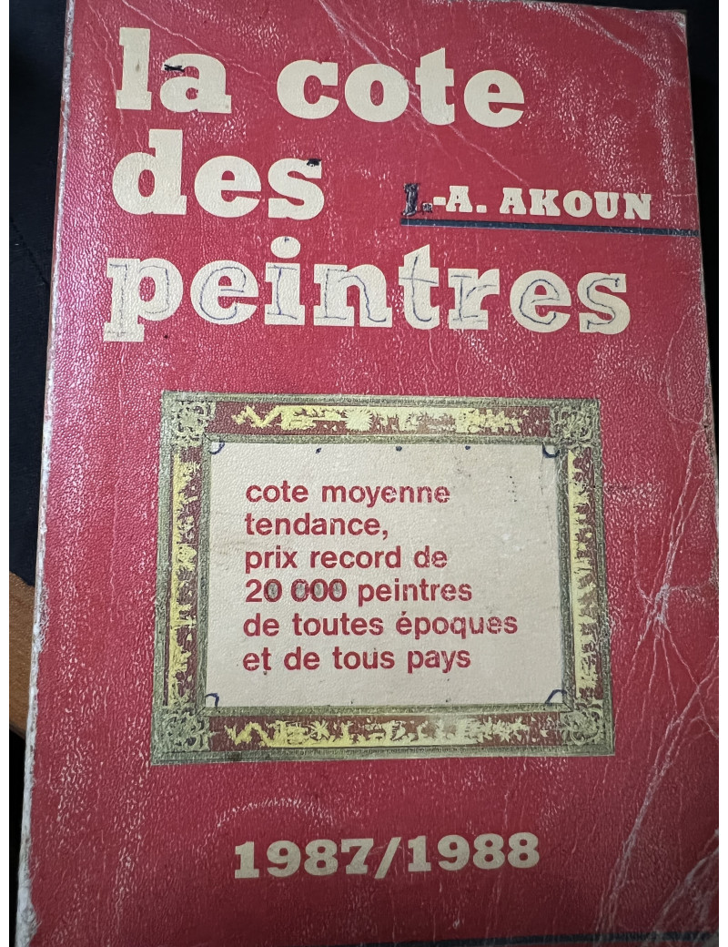 La Cote des Peintres de J.-A. Akoun (87/88)