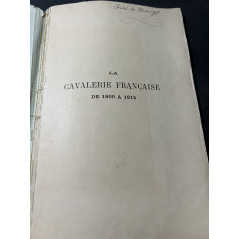livre La cavalerie Française de 1800 à 1815 de Léon de Jaquier - 7eme Edition