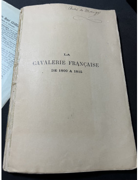 livre La cavalerie Française de 1800 à 1815 de Léon de Jaquier - 7eme Edition