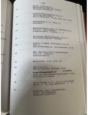 Rare Livre Liste der Fertigungskennzeichen für Waffen, Munition und Gerät