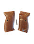 Paire de plaquettes originales marron pour pistolet P38 ref pl 499