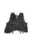 Gilet tactique avec dos ouvert multi-poches noir