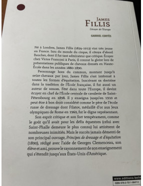 Livre James Fillis - L'écuyer de l'Europe de Gabriel Cortès