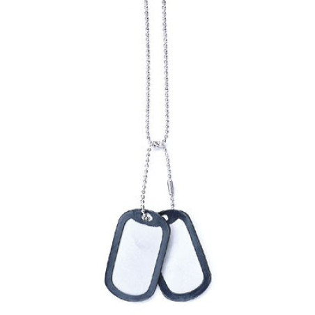 Silencieux pour plaques Dog tag  US   BO 122