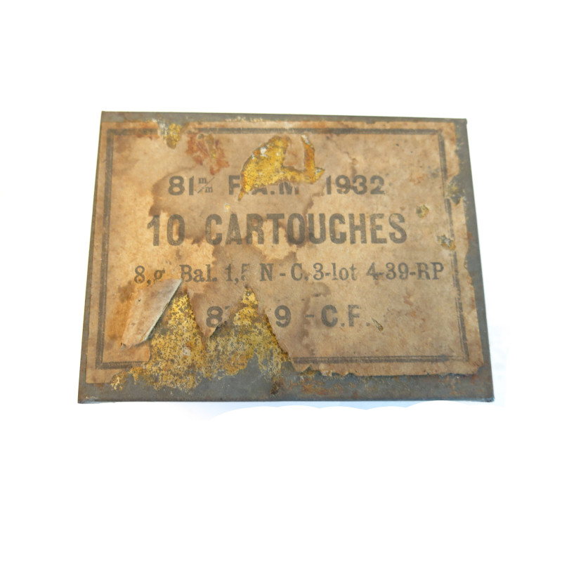 Cartouche Mortier 81 1937