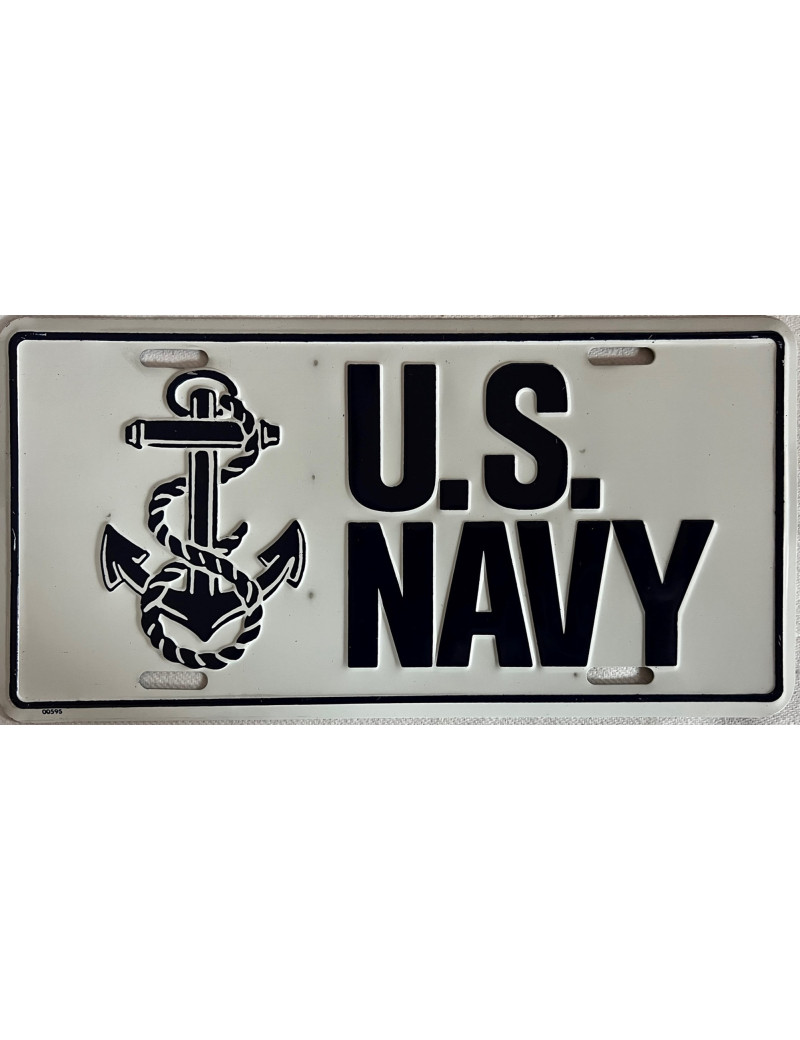 Plaque Métallique US Navy 30 x 15 cm