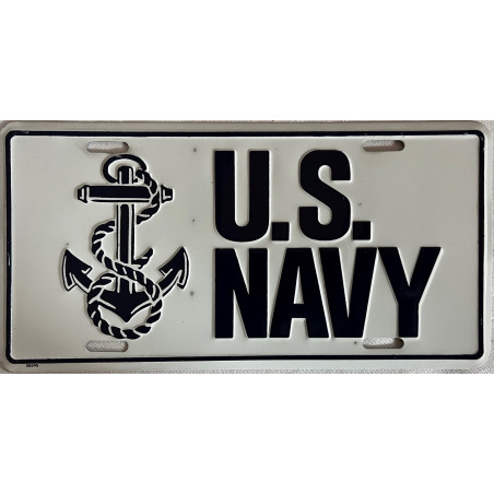 Plaque Métallique US Navy 30 x 15 cm