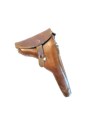 Etui cuir P08 Luger Suisse modele 1900 /1906 ref lu122