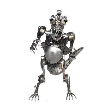 Statuette métallique de Godzilla