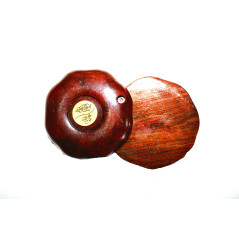 Boussole astrologique bois asiatique bateau de pêcheur ref 99