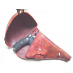 Etui cuir revolver 1892 jambon fauve