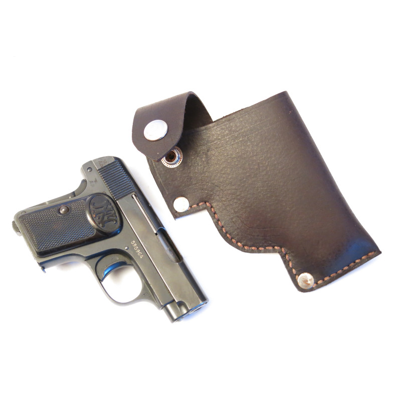 Etui cuir de ceinture pour 6.35 FN Browning 1906