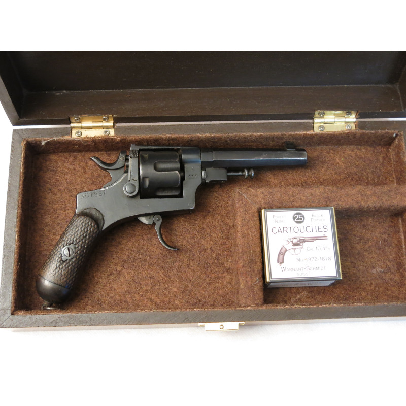 Boite de présentation revolver Glisenti ref 4 