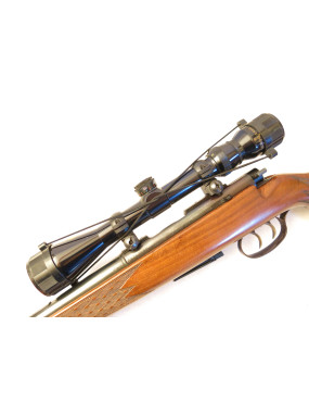 Carabine Anschutz modèle 1432 calibre 22 Hornet avec lunette numero 1243650 