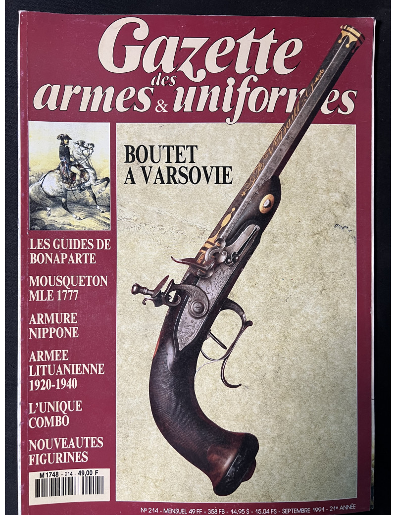 Revue Gazette des armes & Uniformes No 214