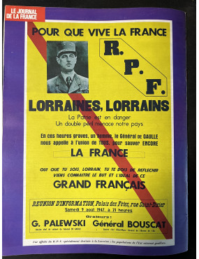 Revue Le Journal de la France 114 : Les années 40 - L'interim : Paul Ramadier