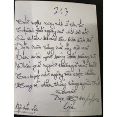 Photo originale commémorative de l'ARVN signée