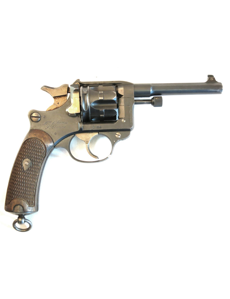 Superbe revolver reglementaire 1892 calibre 8 mm categorie B numero 126