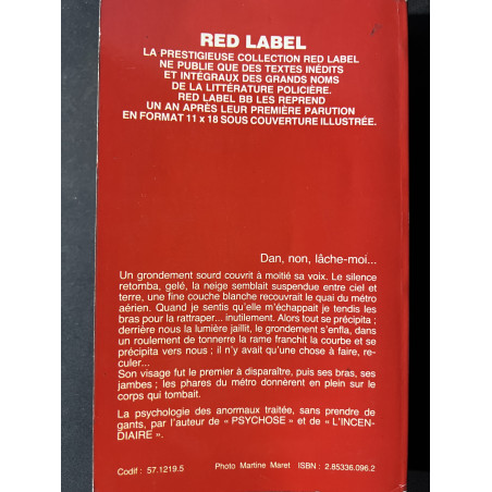 Roman L'écharpe de Robert Bloch