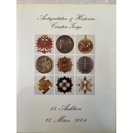 Album Antiquitäten & Historica Carsten Zeige - 15 Auktion 27 Mar 2004