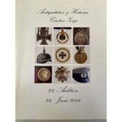 Album Antiquitäten & Historica Carsten Zeige - 22 Auktion 24 Juni 2006