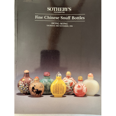 Album des ventes spécial Tabatières chinoises de 1994