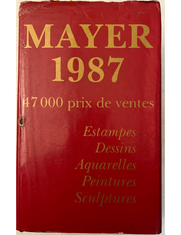 Annuaire International des ventes Peintures et sculptures de 1987 ed Mayer