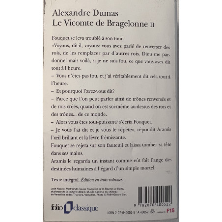 Roman Le vicomte de Bragelonne II de Dumas