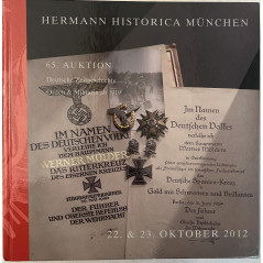 Magnifique Album des ventes d'Hermann Historica München de 22-23 Oct 2012 sur le IIIe Reich