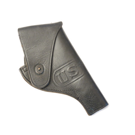 Etui cuir US Vietnam revolver Smith et Wesson 38 MRT 1966  ref ET 688