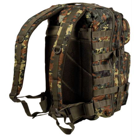 Sac à dos US style "Assault" 36 litres Flecktarn