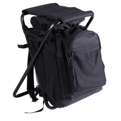 Sac à dos avec tabouret Noir
