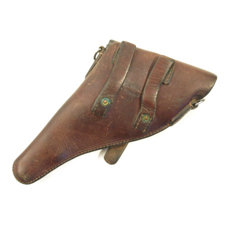 Etui cuir revolver Suisse 1882  daté 1910 ref et 711 