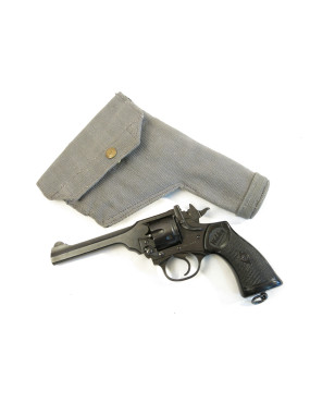 Etui toile original Webley -Enfield 380 Anglais daté 1951 ref et 478