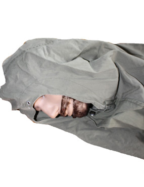 Sac de couchage imperméable de l'armée française époque Algérie