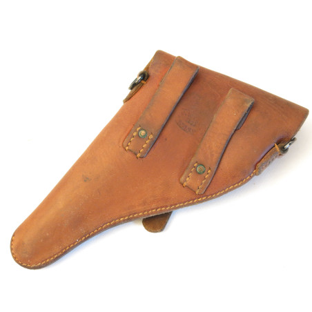 Etui cuir revolver Suisse 1882  daté 1927 ref et 777