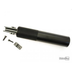 Silencer P08 Luger with adaptor