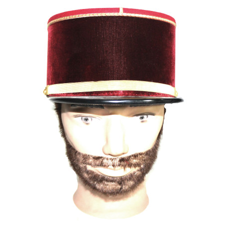 Képi Médecin service de santé, velours rouge