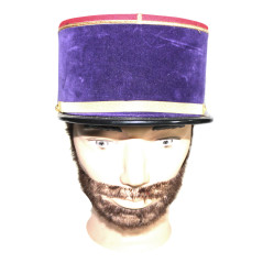 Képi des Dentistes service de santé, velours violet