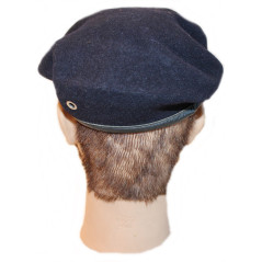 Beret de cavalerie française  avec son insigne