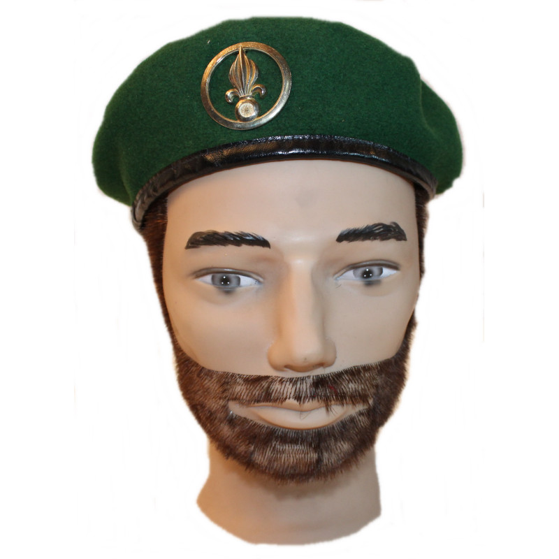 Beret de la légion étrangère détachement de Mayotte avec sa flamme